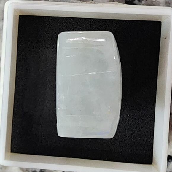 Vintage Amethyst Green Jadeite 14K Yellow Gold Necklace Slide Pendant Enhancer - Picture 8 of 9